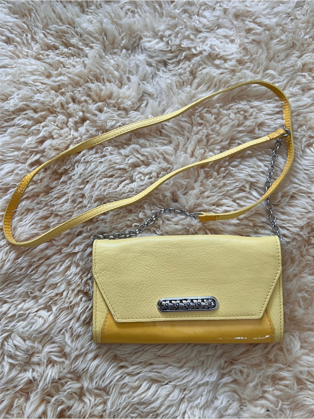 Brighton Sunflower Crossbody Wallet